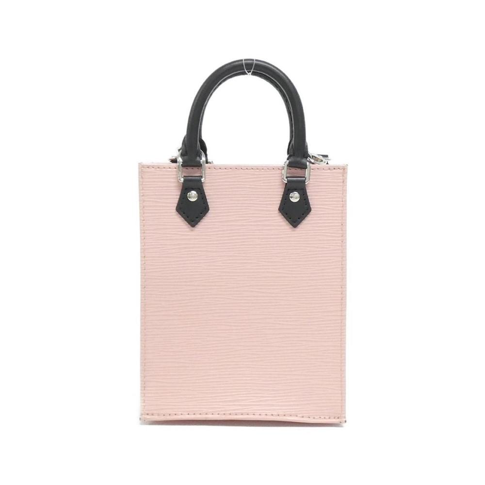Louis Vuitton Epi Petite Plat Leather Small Bag Sac Shoulder Pink